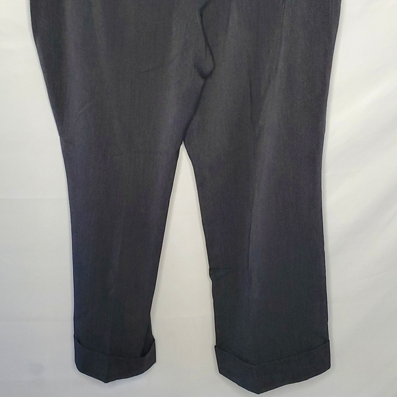 Lane Bryant Wide Leg Cuffed Pants Plus Size 28 Tall Stretch Hi-Rise Trousers NEW - Picture 3 of 12